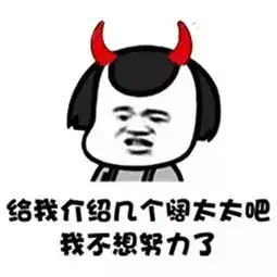 搞笑gif抖音谁有富婆介绍几个我不想努力了表情包
