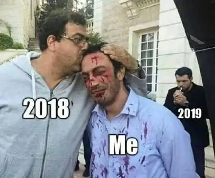 2019元旦快乐搞笑表情包祝你新的一年,不劳而获,一夜暴富
