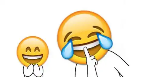 当emoji表情拟人化,流汗神似伍六七,可怜女神无法拒绝

