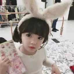 最新微信小孩头像可爱小女孩高清越是面无表情越是心里难过