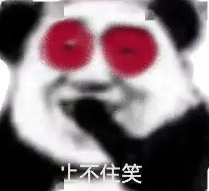 熊猫头表情包我有些生气了
