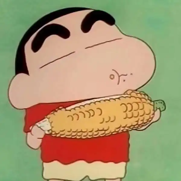 蜡笔小新吃货图片蜡笔小新吃零食吃面表情包图片

