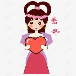 卡通手绘中秋嫦娥爱你表情包元素素材图片免费下载高清psd千库网图片...
