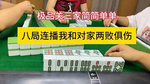 四川麻将极品关三家简简单单,八局连播我和对家两败俱伤
