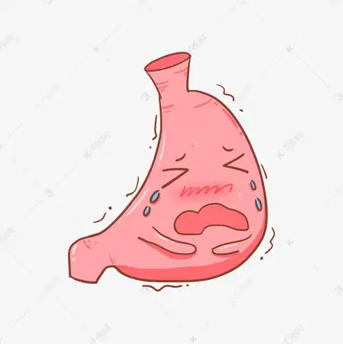 卡通手绘胃部拟人胃痛难受素材图片免费下载千库网
