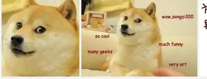 求doge和cate的表情
