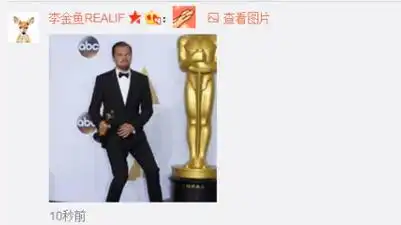 莱昂纳多开微博问好中国网友刷表情包欢迎组图