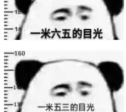两米的目光表情包大全
