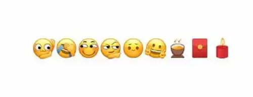 vx里的emoji表情的嘿哈,滑稽表情怎么没有了,你们有吗
