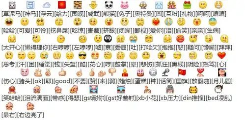 微博表情包含义对照表
