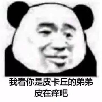 表情度娘都搜不到的怼人表情包你就是皮卡丘的弟弟,皮在痒吧表情
