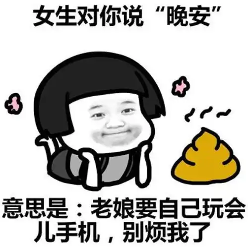 晚安表情包搞笑版晚安,我丑我先睡
