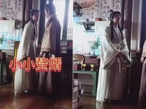 赘婿拍摄花絮,郭麒麟自带笑点,小表情很到位
