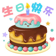 祝您生日快乐聊天动态表情图
