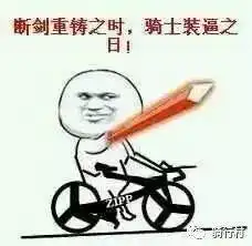 有一种欢乐,叫做自行车表情包哈哈哈

