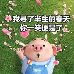 小猪土味情话表情包我偏无理取闹取闹,除非你来抱抱
