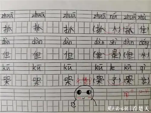 送你一朵小红花小学期末评语中画着可爱表情包
