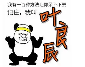 叶良辰最新表情包
