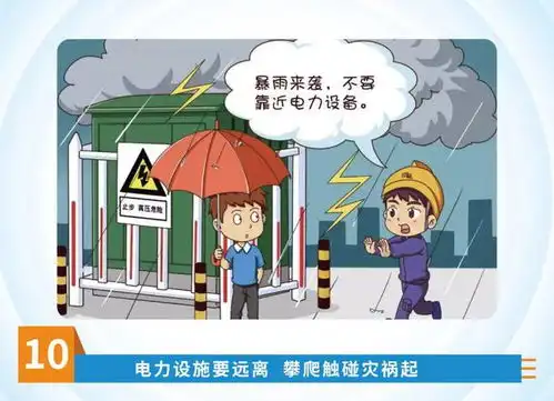 盛夏来临请注意用电安全,谨防雨天触电
