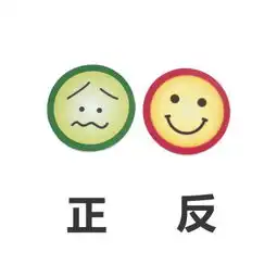 hotbee定制创意表情磁力贴哭脸笑脸磁贴磁铁奖励白板教具冰箱贴3cm圆形双...
