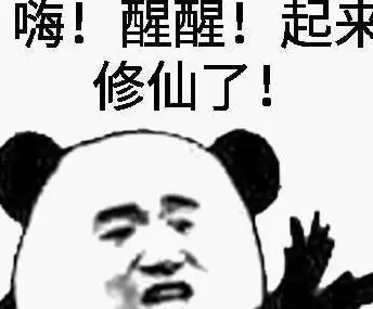 熬夜党专用熊猫头表情包我熬夜,我快乐

