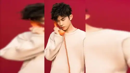 送你一朵小红花易烊千玺高亚麟演哭片场,眼泪止不住
