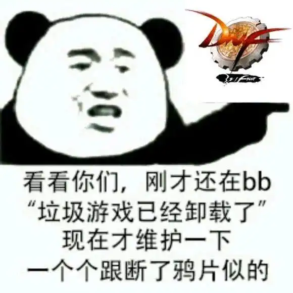 dnf外挂一时爽,一直外挂一直爽制裁也爽
