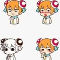 彩色ac娘手机表情包微信头像图片大全
