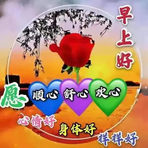 早上好温馨祝福精选,早安祝福图片大全
