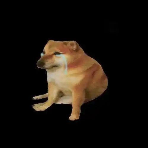 cheems哭了表情包柴犬cheems狗子表情包cheems斗图表情
