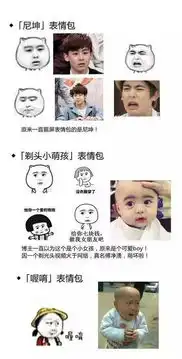 微信聊天常用的表情包原形
