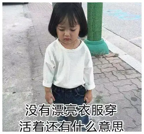表情包想买新衣服
