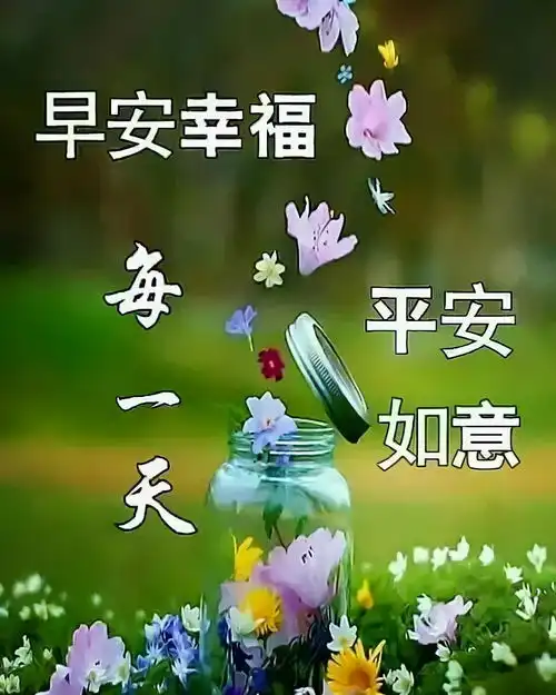 早上好祝福心语,朋友圈温馨祝愿
