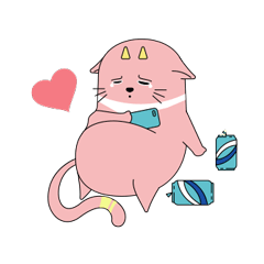 双角猫dada表情系列
