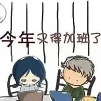 过年加班表情包
