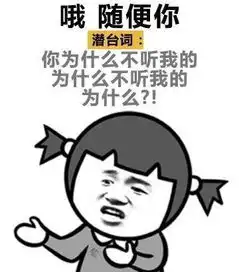 搞笑表情包女生的潜台词,你能理解多少
