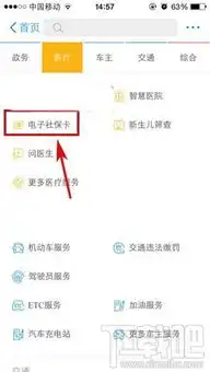 支付宝app电子社保卡怎么开通支付宝app电子社保卡怎么使用
