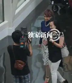 海清亮相惹路人围观拍照助理为挡镜头故作怪异表情
