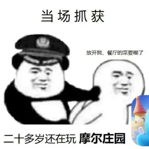 摩尔庄园沙雕表情包来啦有我这样的摩尔,你晚上几点回庄园
