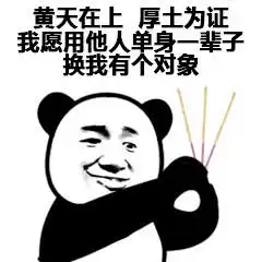 抖音皇天在上厚土为证我愿用前男友单身一辈子换我有个对象表情包高清无水印图片
