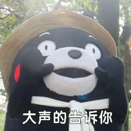 熊本熊夜光手表表情包看,我的手表是夜光的
