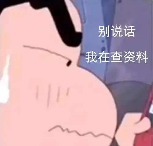 沙雕表情包丨别说话,我在查资料
