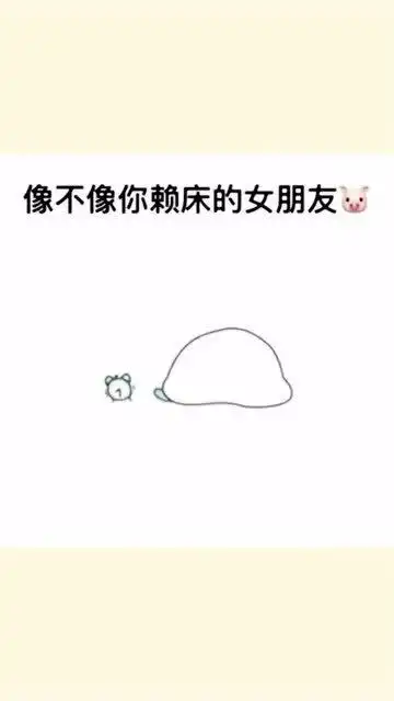 超可爱表情包,女孩子赖床也是可可爱爱麻溜把安我身上的摄像头拆下来
