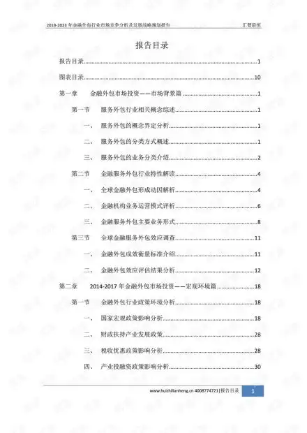 20182023年金融外包行业市场竞争分析及发展战略规划报告.pdf资源csdn文库