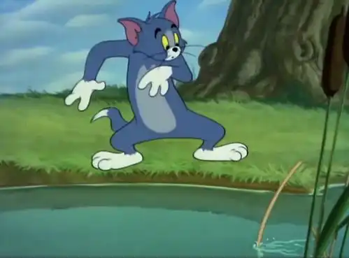 猫和老鼠汤姆落水了,杰瑞还救汤姆,真是善良小老鼠
