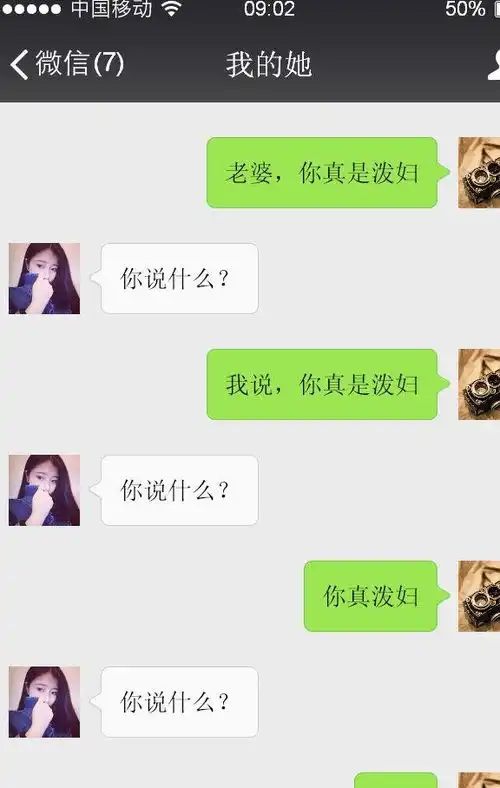 发一句老婆,你真是泼妇套路女友,神回复让人笑的肚子疼
