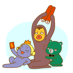 哎呦熊微信表情包大全

