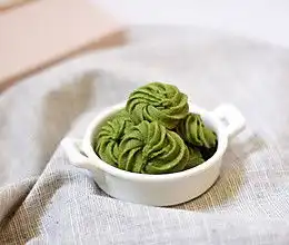 抹茶曲奇饼干怎么做抹茶曲奇饼干的做法蓝纹乳酪豆果美食
