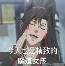 魔道祖师表情包上线,今天也是精致的魔道女孩

