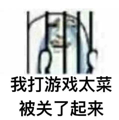一组很火的被关了起来表情包
